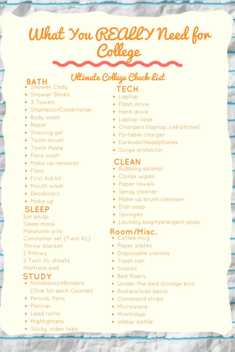 Ultimate College Dorm Room Checklist What You Actually Need To Bring