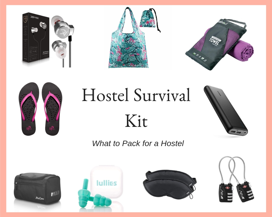 Hostel Survival Kit | What to Pack for a Hostel