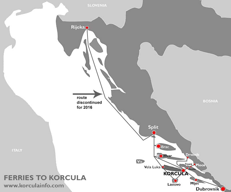 travel split to korcula